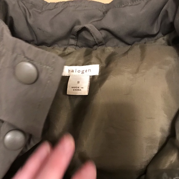 Halogen Green Down Vest - Picture 2 of 4